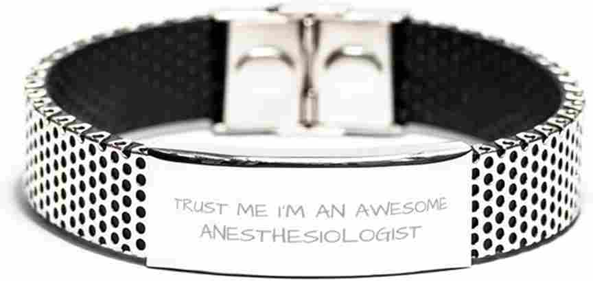 Anesthesiologist Stainless Steel Bracelet