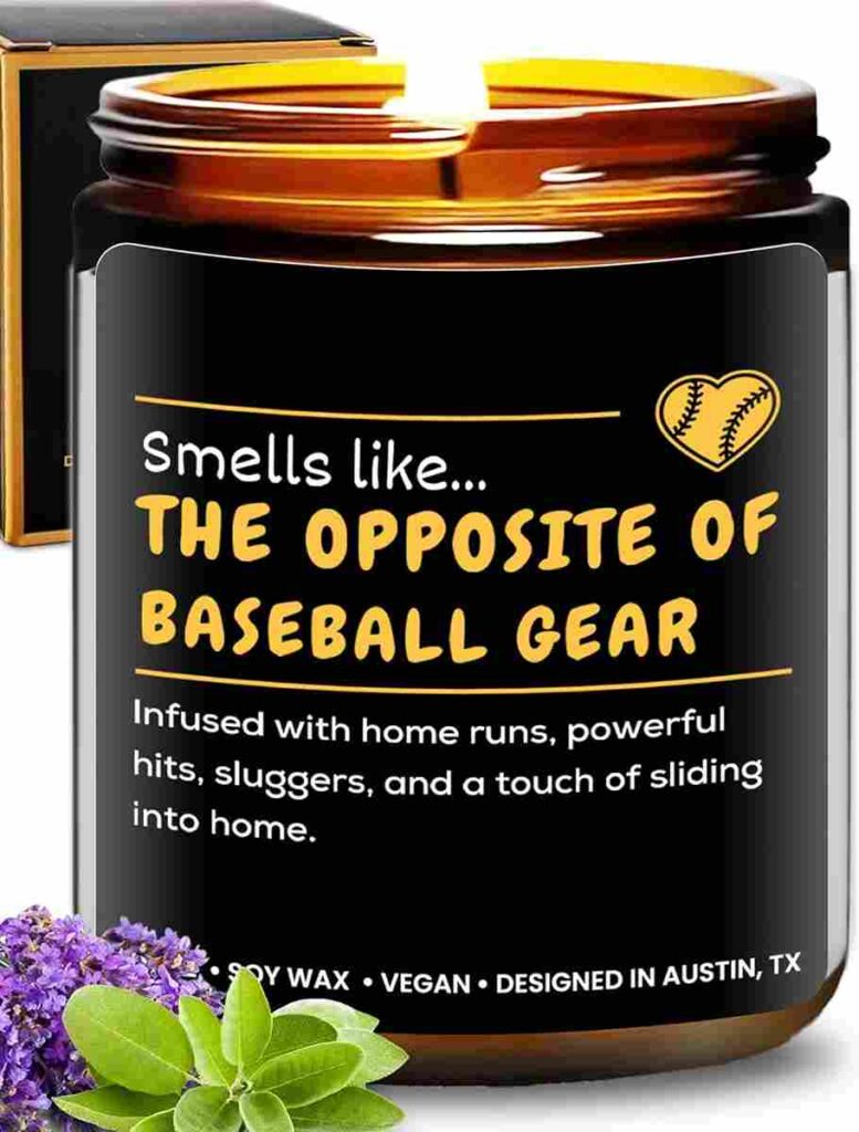 Baseball Candle