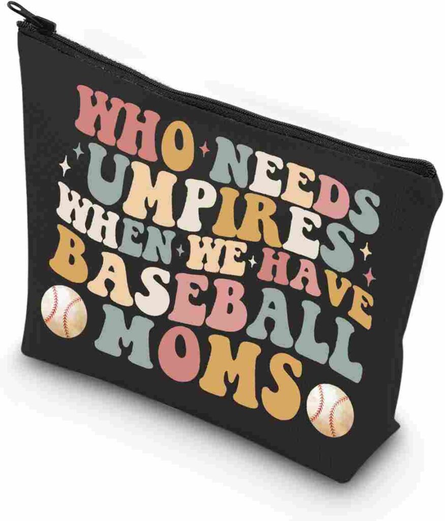 Baseball Mama Zipper Pouch Makeup