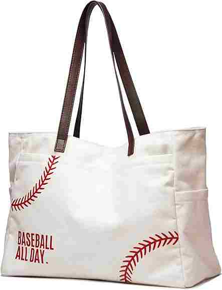 Baseball Mom Tote Bag