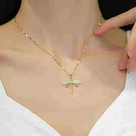 Dragonfly Pendant Necklace