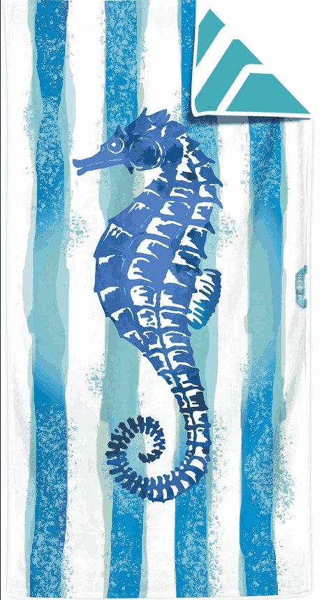 Seahorse Beach Towel