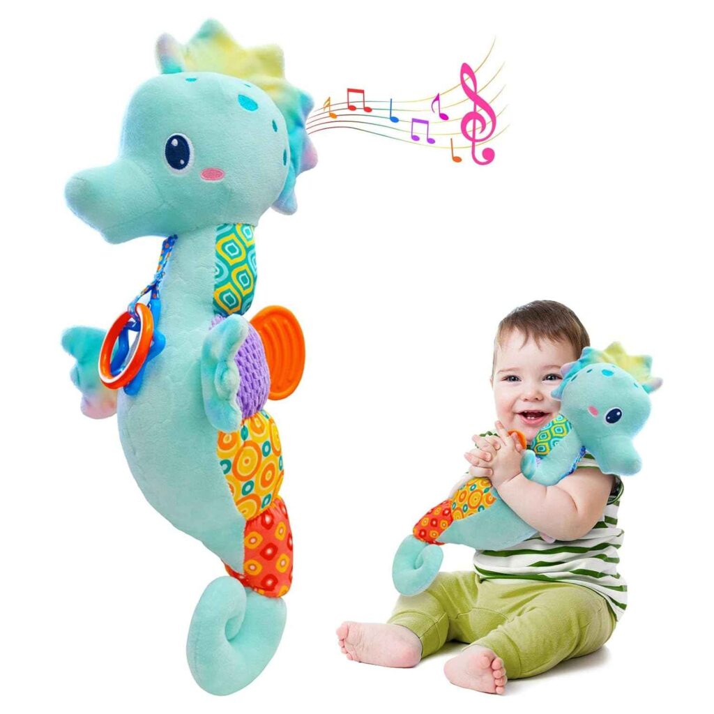 Seahorse Musical Soft Toy