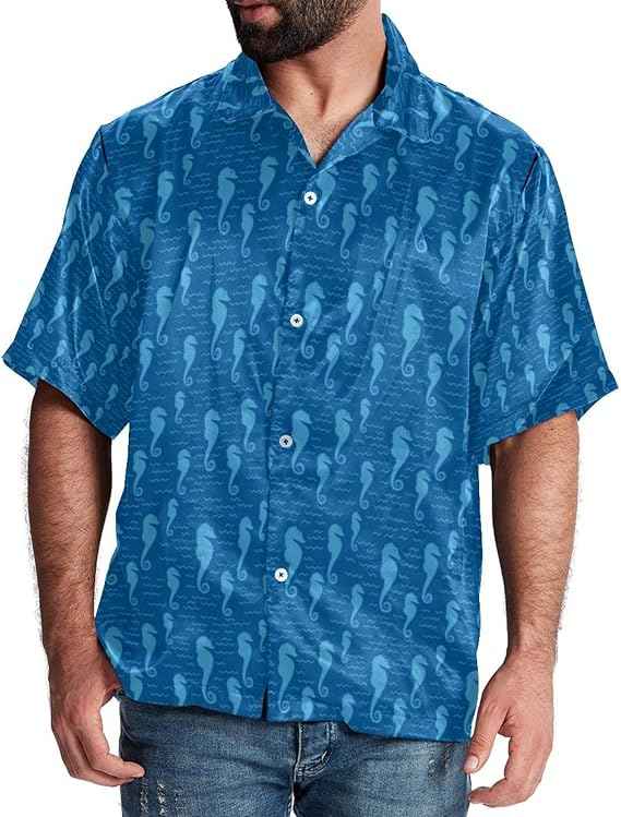 Seahorse Navy Blue Shirt