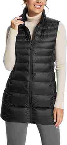 Sleeveless Long Down Vest