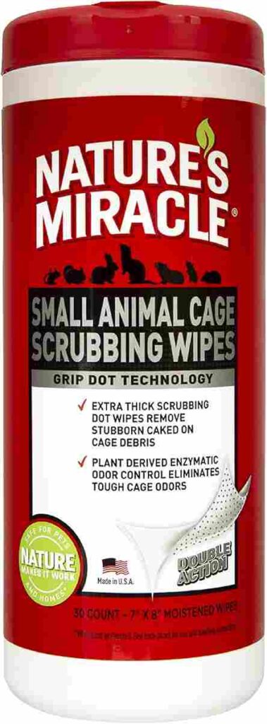 Small Animal Cage Scrubbing Wipes