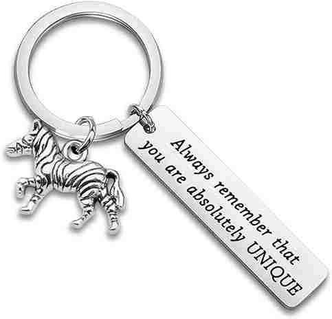 Zebra Keychain